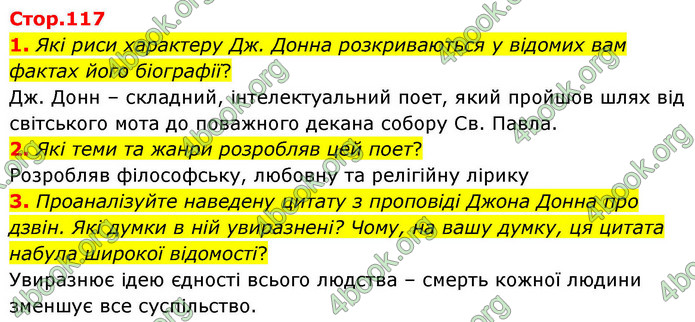 ГДЗ Зарубіжна література 9 клас Волощук НУШ