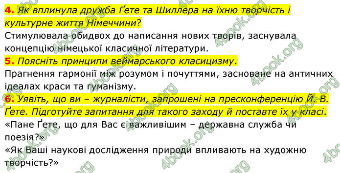ГДЗ Зарубіжна література 9 клас Волощук НУШ