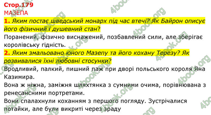 ГДЗ Зарубіжна література 9 клас Волощук НУШ