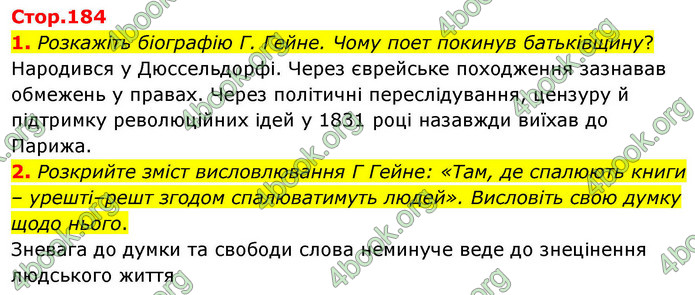 ГДЗ Зарубіжна література 9 клас Волощук НУШ