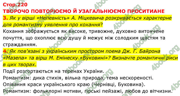 ГДЗ Зарубіжна література 9 клас Волощук НУШ