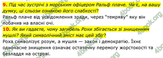 ГДЗ Зарубіжна література 9 клас Волощук НУШ