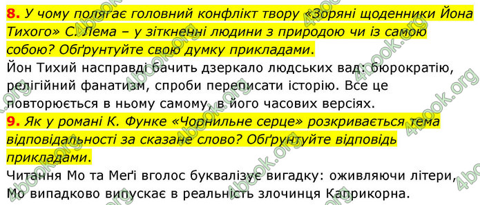 ГДЗ Зарубіжна література 9 клас Волощук НУШ
