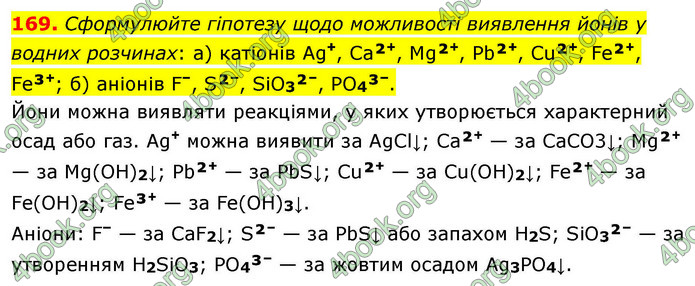 ГДЗ Хімія 9 клас Григорович НУШ