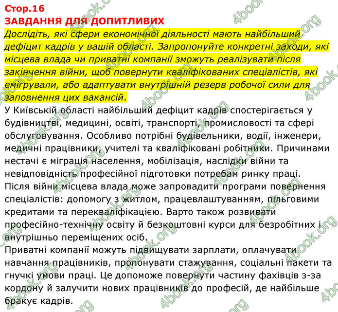 ГДЗ Зошит Географія 9 клас Довгань НУШ