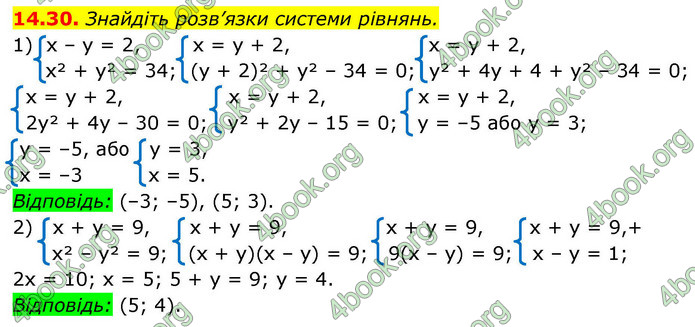 ГДЗ Алгебра 9 клас Істер НУШ