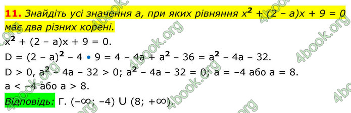 ГДЗ Алгебра 9 клас Істер НУШ