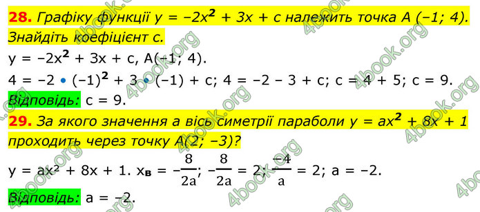 ГДЗ Алгебра 9 клас Істер НУШ