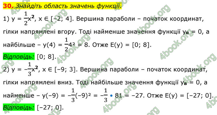 ГДЗ Алгебра 9 клас Істер НУШ