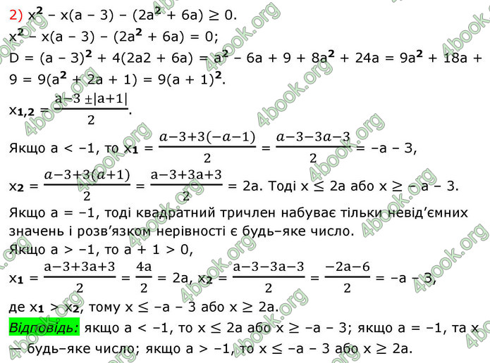 ГДЗ Алгебра 9 клас Істер НУШ