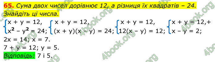 ГДЗ Алгебра 9 клас Істер НУШ