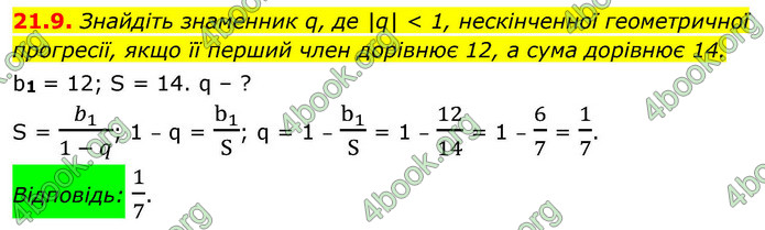 ГДЗ Алгебра 9 клас Істер НУШ