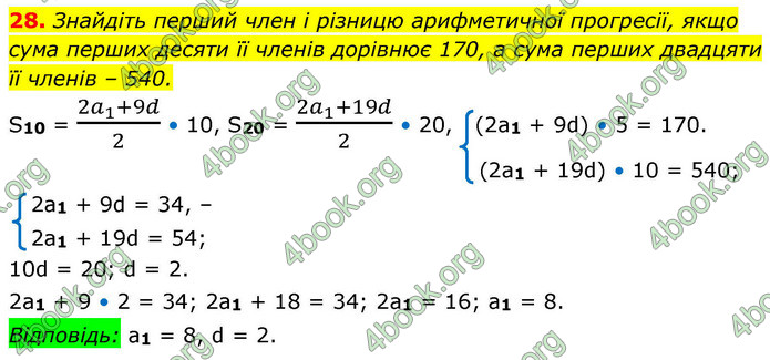 ГДЗ Алгебра 9 клас Істер НУШ