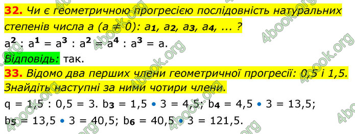 ГДЗ Алгебра 9 клас Істер НУШ