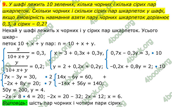 ГДЗ Алгебра 9 клас Істер НУШ