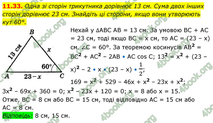ГДЗ Геометрія 9 клас Істер НУШ