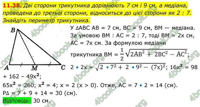 ГДЗ Геометрія 9 клас Істер НУШ