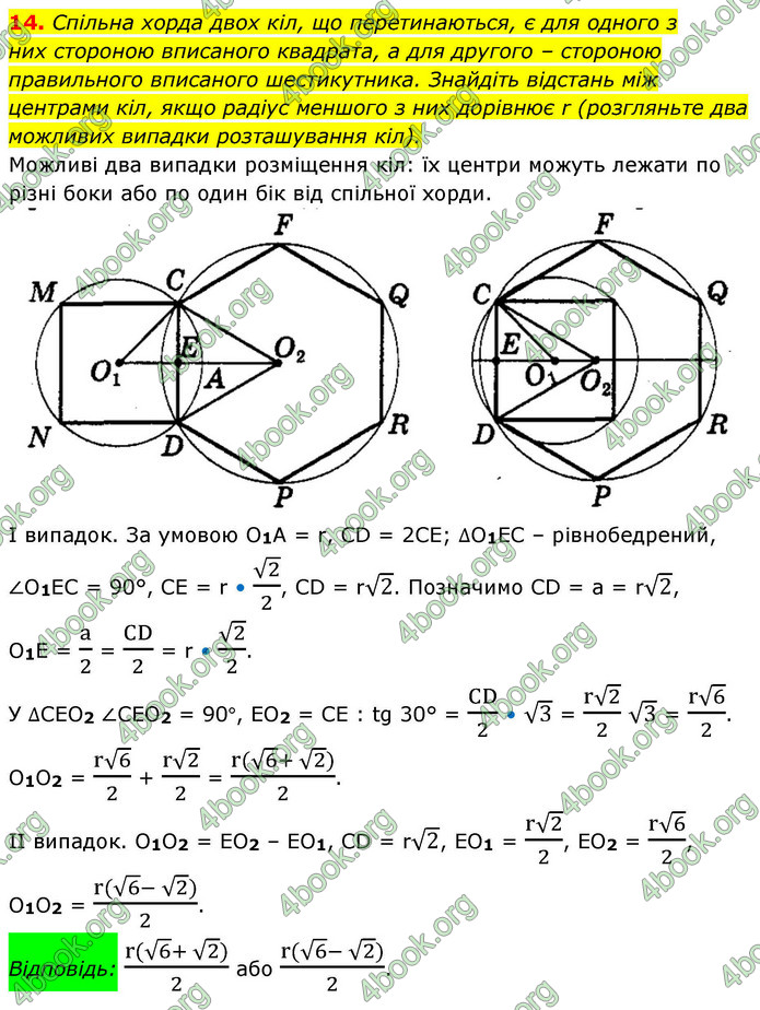 ГДЗ Геометрія 9 клас Істер НУШ