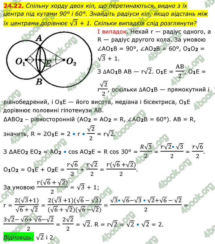 ГДЗ Геометрія 9 клас Істер НУШ