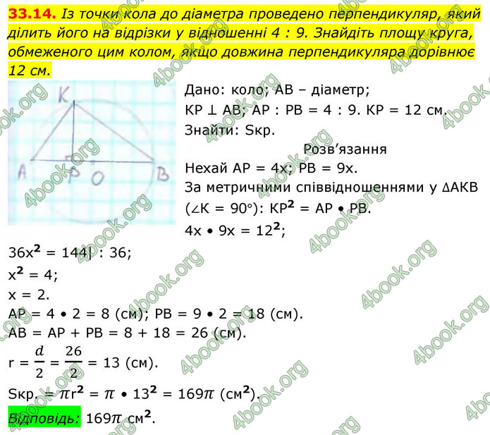 ГДЗ Геометрія 9 клас Істер НУШ
