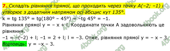 ГДЗ Геометрія 9 клас Істер НУШ