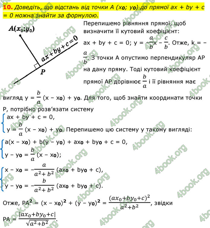 ГДЗ Геометрія 9 клас Істер НУШ
