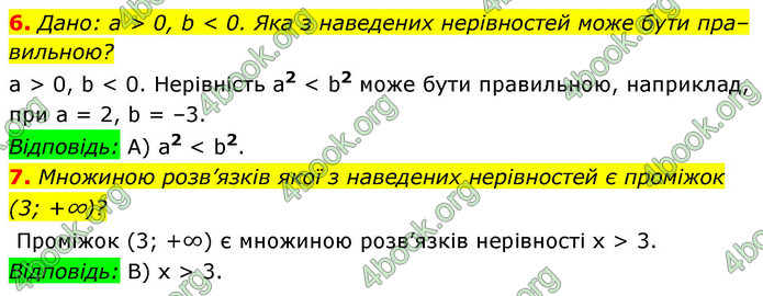 ГДЗ Алгебра 9 клас Мерзляк НУШ