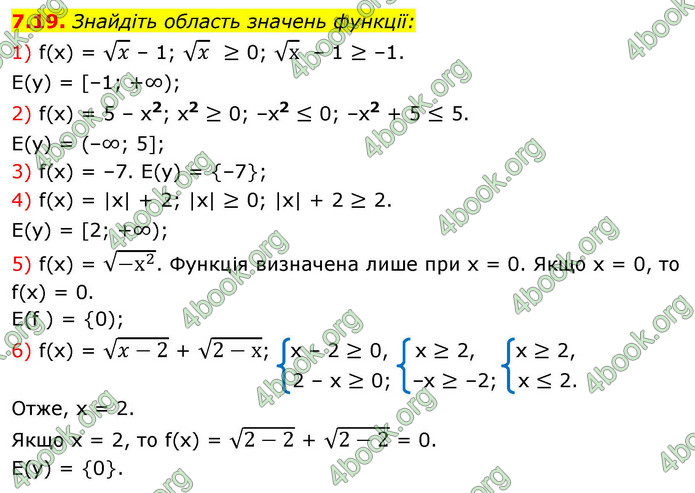 ГДЗ Алгебра 9 клас Мерзляк НУШ