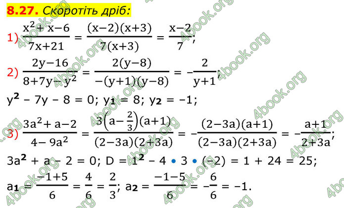 ГДЗ Алгебра 9 клас Мерзляк НУШ