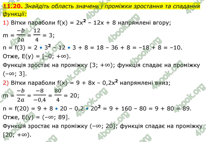 ГДЗ Алгебра 9 клас Мерзляк НУШ