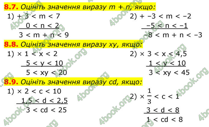 ГДЗ Математика 9 клас Істер НУШ (1 частина)