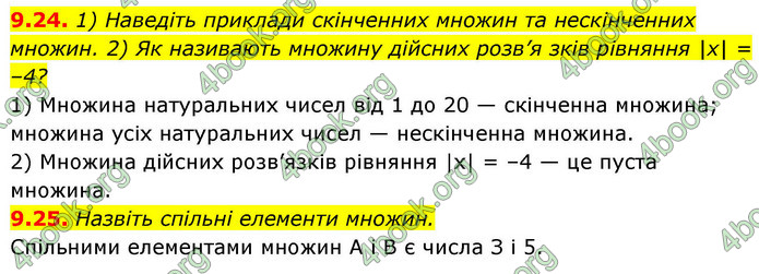 ГДЗ Математика 9 клас Істер НУШ (1 частина)