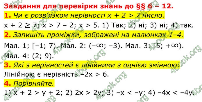 ГДЗ Математика 9 клас Істер НУШ (1 частина)