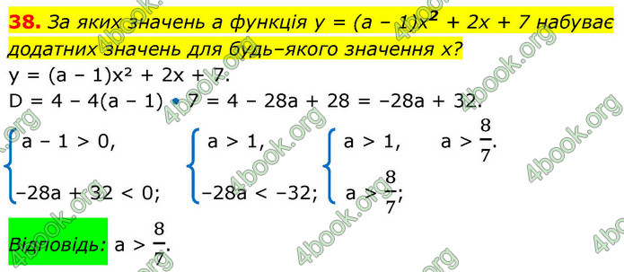 ГДЗ Математика 9 клас Істер НУШ (1 частина)