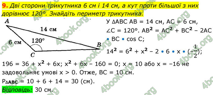 ГДЗ Математика 9 клас Істер НУШ (1 частина)