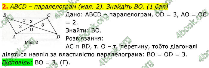ГДЗ Зошит геометрія 8 клас Тарасенкова