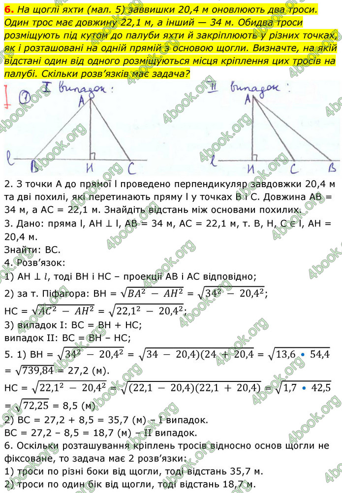 ГДЗ Зошит геометрія 8 клас Тарасенкова