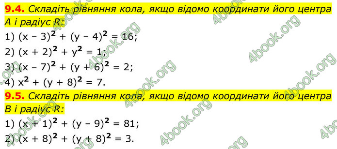 ГДЗ Геометрія 9 клас Мерзляк НУШ