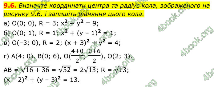 ГДЗ Геометрія 9 клас Мерзляк НУШ