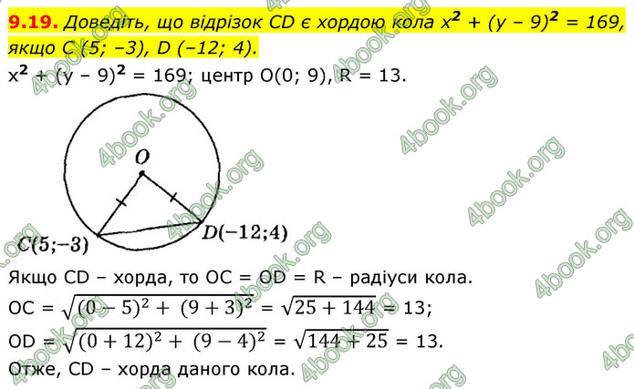 ГДЗ Геометрія 9 клас Мерзляк НУШ