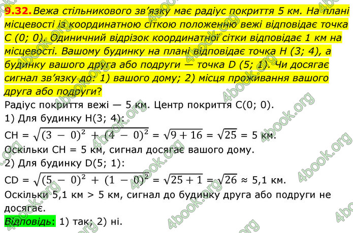 ГДЗ Геометрія 9 клас Мерзляк НУШ