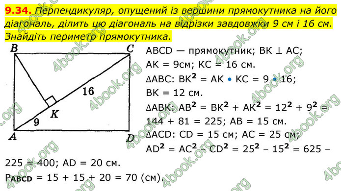 ГДЗ Геометрія 9 клас Мерзляк НУШ