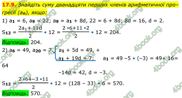 ГДЗ Алгебра 9 клас Мерзляк НУШ