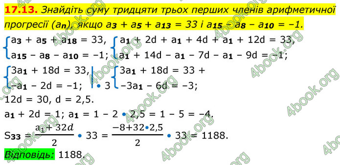 ГДЗ Алгебра 9 клас Мерзляк НУШ