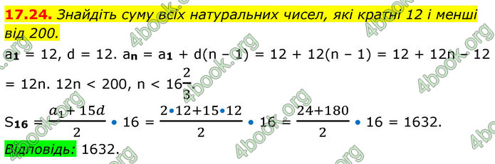 ГДЗ Алгебра 9 клас Мерзляк НУШ