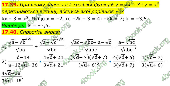 ГДЗ Алгебра 9 клас Мерзляк НУШ