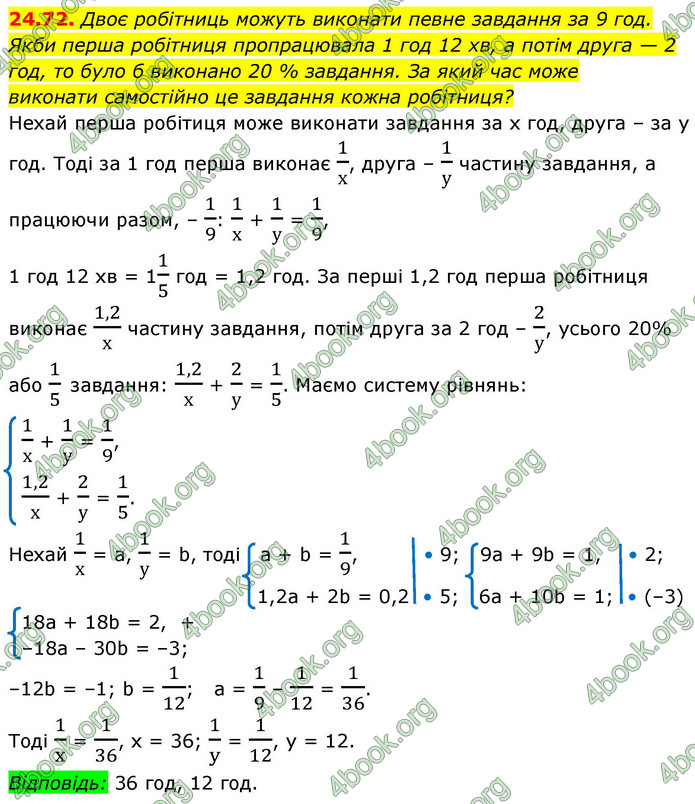 ГДЗ Алгебра 9 клас Мерзляк НУШ