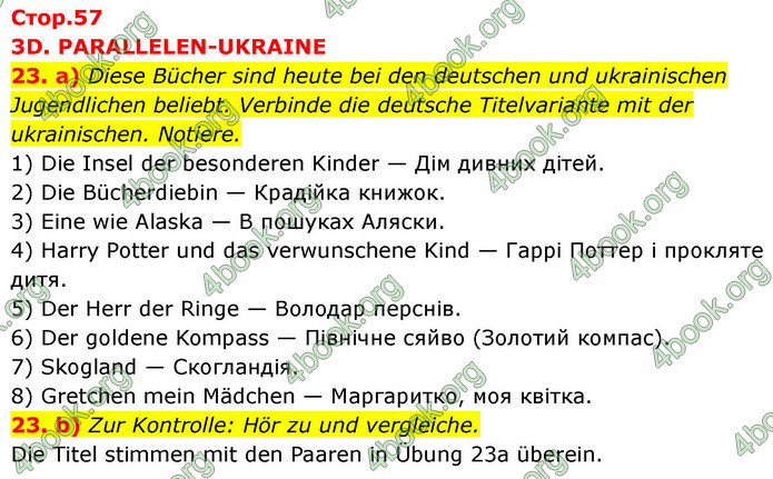 ГДЗ Німецька мова 9 клас Басай НУШ