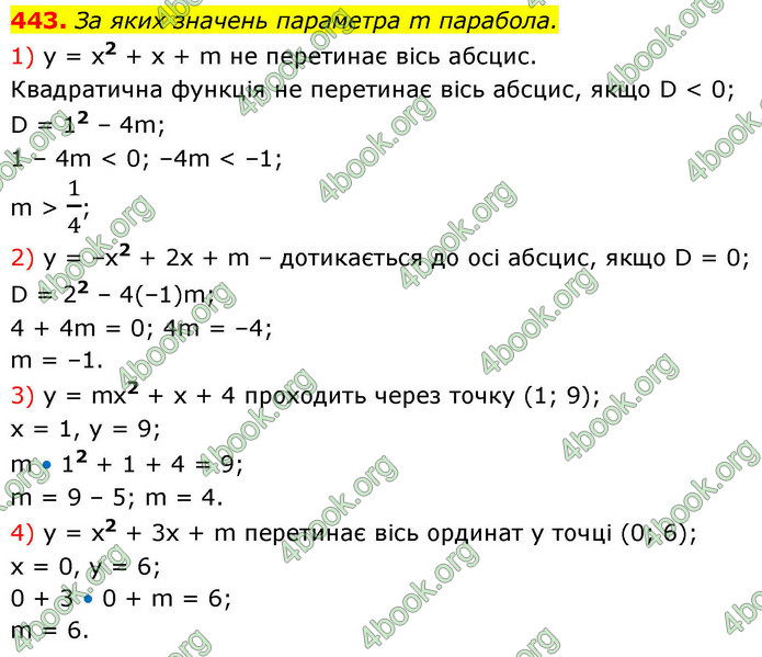 ГДЗ Алгебра 9 клас Тарасенкова НУШ