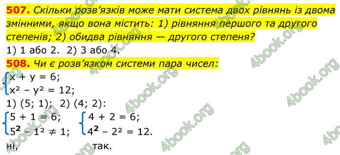 ГДЗ Алгебра 9 клас Тарасенкова НУШ